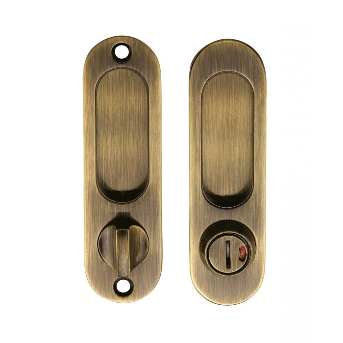 Ручка для раздвижных дверей с замочным механизмом Archie A-KO1/O2-V2AB, защелка, фиксатор Ручка для раздвижных дверей с замочным механизмом Archie A-KO1/O2-V2AB, защелка, фиксатор