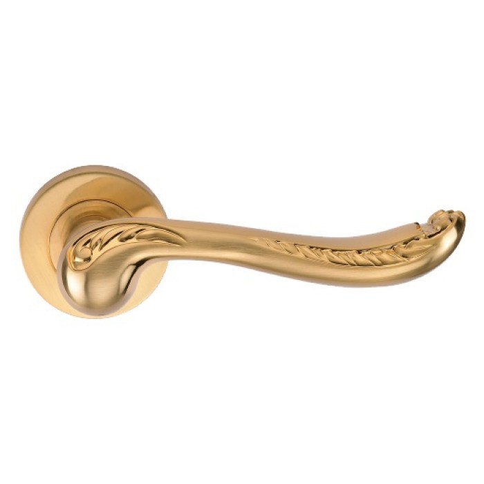 Дверная ручка Archie Genesis ACANTO S. GOLD (20G) матовое золото Дверная ручка Archie Genesis ACANTO S. GOLD (20G) матовое золото