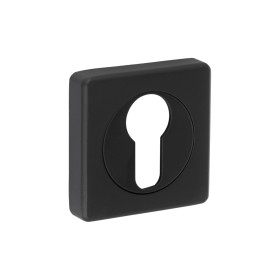 Накладка квадратная под евроцилиндр CL-C BL матовый черный Накладка квадратная под евроцилиндр CL-C BL матовый черный