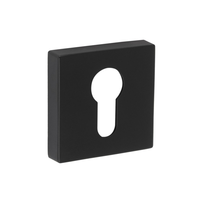 Накладка под евроцилиндр ARCHIE VERGE CL-L BL матовый черный