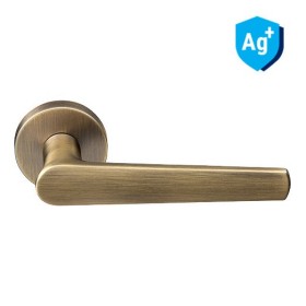 Межкомнатная дверная ручка Archie Sillur на круглой накладке ESCUDO ANT.BRONZE античная бронза Межкомнатная дверная ручка Archie Sillur на круглой накладке ESCUDO ANT.BRONZE античная бронза