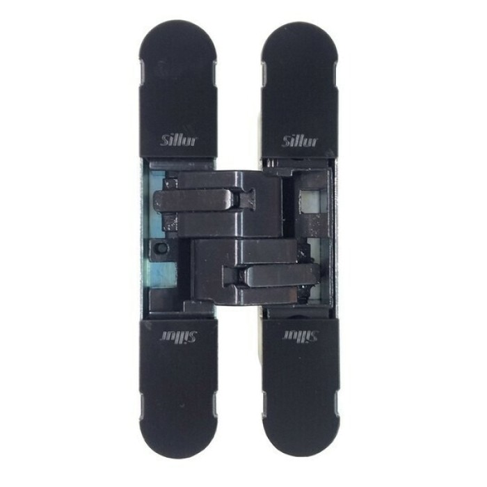 Петли дверные Archie Sillur универсальные скрытого монтажа с 3D регулировкой S-130 M.BLACK черный матовый Петли дверные Archie Sillur универсальные скрытого монтажа с 3D регулировкой S-130 M.BLACK черный матовый