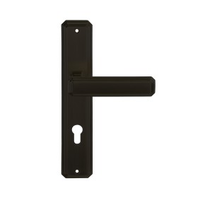 Дверная ручка Archie Genesis SABIO M.BLACK (CL) матовый черный на планке под ключевой цилиндр Дверная ручка Archie Genesis SABIO M.BLACK (CL) матовый черный на планке под ключевой цилиндр