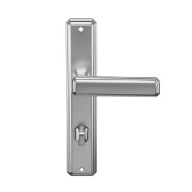 Дверная ручка Archie Genesis SABIO S.CHROME (OL) матовый хром на планке под фиксатор Дверная ручка Archie Genesis SABIO S.CHROME (OL) матовый хром на планке под фиксатор