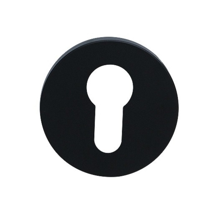 Накладка круглая под цилиндр Archie SILLUR CL M.BLACK матовый черный Накладка круглая под цилиндр Archie SILLUR CL M.BLACK матовый черный