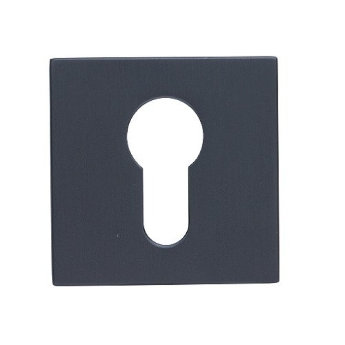 Накладка квадратная под цилиндр Archie SILLUR CL-L PLATINUM GREY платиново-серый Накладка квадратная под цилиндр Archie SILLUR CL-L PLATINUM GREY платиново-серый