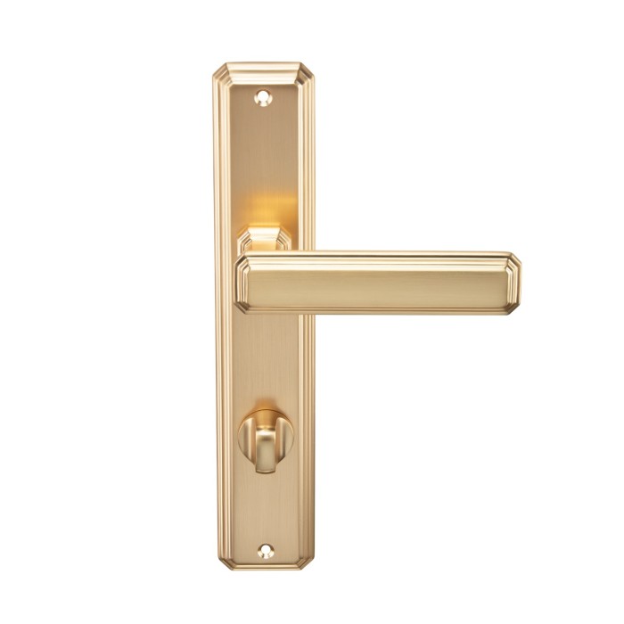 Дверная ручка Archie Genesis SABIO IMP. GOLD (OL) императорское золото на планке под фиксатор Дверная ручка Archie Genesis SABIO IMP. GOLD (OL) императорское золото на планке под фиксатор