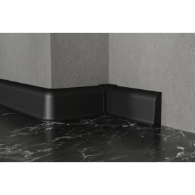 Алюминиевый плинтус Fezard ALP-C65 черный