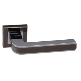 Межкомнатная дверная ручка Adden Bau PIEZA Q360 BLACK NICKEL / CHROME Чёрн.Никель / Хром