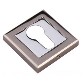 Накладка на ключевой цилиндр Adden Bau SC Q001 BLACK NICKEL Чёрн.Никель / Хром