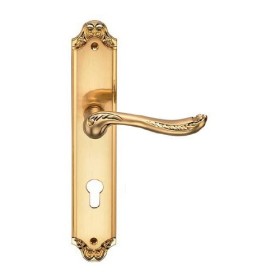 Дверная ручка Archie Genesis Acanto Матовое золото под ключевой цилиндр