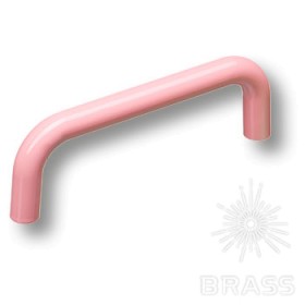 627RS Ручка скоба детская коллекция, цвет розовый глянцевый 96 мм 627RS Ручка скоба детская коллекция, цвет розовый глянцевый 96 мм