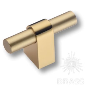8966 0008 GL-BB Ручка кнопка модерн, глянцевое золото/матовое золото 8966 0008 GL-BB Ручка кнопка модерн, глянцевое золото/матовое золото