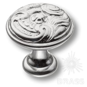 15.366.25.07 Ручка кнопка классика, глянцевый хром 15.366.25.07 Ручка кнопка классика, глянцевый хром