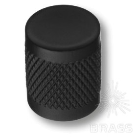 1480 0015 Matt Black Ручка кнопка модерн, матовый чёрный 1480 0015 Matt Black Ручка кнопка модерн, матовый чёрный