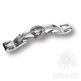 15.166.96.SWA.07 Ручка скоба с кристаллами Swarovski эксклюзивная коллекция, глянцевый хром 96 мм 15.166.96.SWA.07 Ручка скоба с кристаллами Swarovski эксклюзивная коллекция, глянцевый хром 96 мм