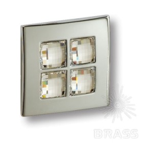 7164.0038.026 Ручка кнопка с кристаллами Swarovski эксклюзивная коллекция, глянцевый хром 7164.0038.026 Ручка кнопка с кристаллами Swarovski эксклюзивная коллекция, глянцевый хром