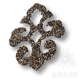 702812-001SSHA Swarovski elements Декоративная накладка Valentina, цвет тёмно-серый 702812-001SSHA Swarovski elements Декоративная накладка Valentina, цвет тёмно-серый