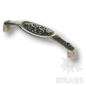 AURA128-50 Ручка скоба современная классика старое серебро 128 мм AURA128-50 Ручка скоба современная классика старое серебро 128 мм