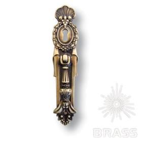 15.412.01.04 Ручка капля на подложке с ключевиной классика, старая бронза 15.412.01.04 Ручка капля на подложке с ключевиной классика, старая бронза