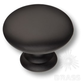 15.324.30.09 Ручка кнопка современная классика, чёрный 15.324.30.09 Ручка кнопка современная классика, чёрный