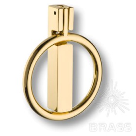 901-Gold Ручка кольцо модерн, глянцевое золото 901-Gold Ручка кольцо модерн, глянцевое золото