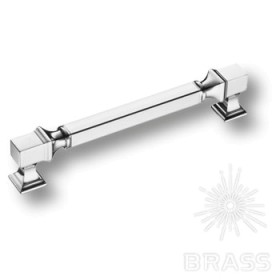 BU 015.160.07SQ Ручка скоба модерн глянцевый хром 160 мм BU 015.160.07SQ Ручка скоба модерн глянцевый хром 160 мм