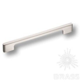 182160MP08PL06 Ручка скоба модерн сатин-никель с белой вставкой 160 мм 182160MP08PL06 Ручка скоба модерн сатин-никель с белой вставкой 160 мм