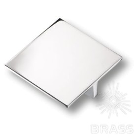843064MP02 Ручка кнопка квадратная модерн, глянцевый хром 64 мм 843064MP02 Ручка кнопка квадратная модерн, глянцевый хром 64 мм