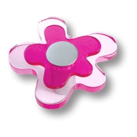 678MG Ручка кнопка детская, цветок малиновый 678MG Ручка кнопка детская, цветок малиновый