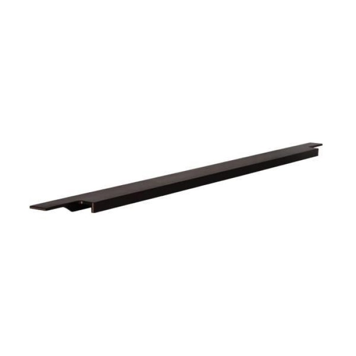 Ручка-профиль врезная L.596мм, отделка бронза темная
