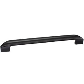 Ручка-скоба 224-192мм отделка чёрный глянец Ручка-скоба 224-192мм отделка чёрный глянец