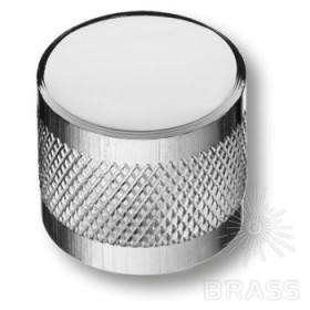 1480 0024 Chrome Ручка кнопка модерн, глянцевый хром 1480 0024 Chrome Ручка кнопка модерн, глянцевый хром