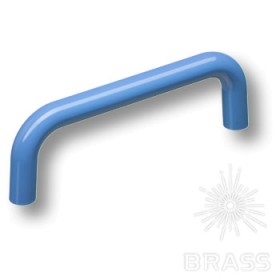 627AZM Ручка скоба детская коллекция, цвет голубой глянцевый 96 мм 627AZM Ручка скоба детская коллекция, цвет голубой глянцевый 96 мм