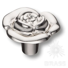 15.393.45.15 Ручка кнопка современная классика, глянцевое серебро 15.393.45.15 Ручка кнопка современная классика, глянцевое серебро