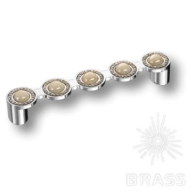 EM-601 CHROME-PEARL Ручка скоба 128 мм EM-601 CHROME-PEARL Ручка скоба 128 мм