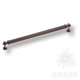 2512-004-224 Ручка скоба латунь современная классика графит 224 мм 2512-004-224 Ручка скоба латунь современная классика графит 224 мм