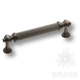 2512-015-96 Ручка скоба латунь современная классика старое серебро 96 мм 2512-015-96 Ручка скоба латунь современная классика старое серебро 96 мм