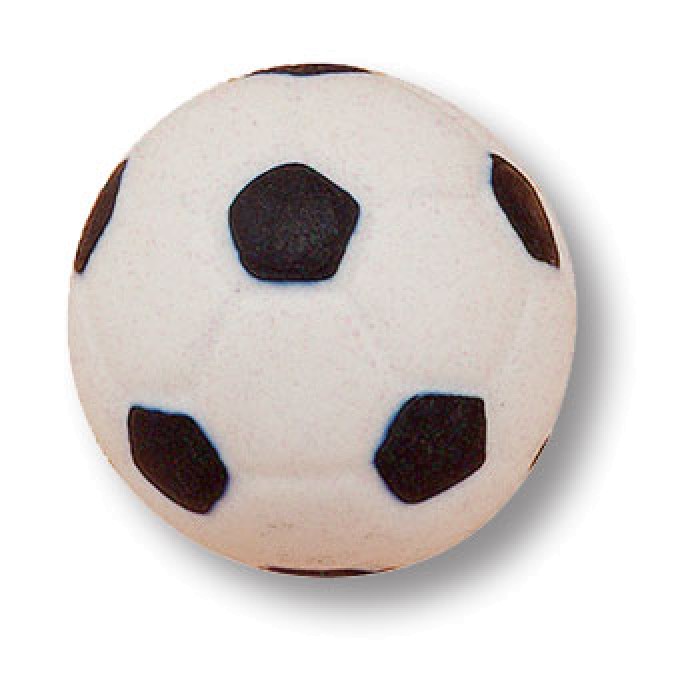 328NE Ручка кнопка детская, футбольный мяч