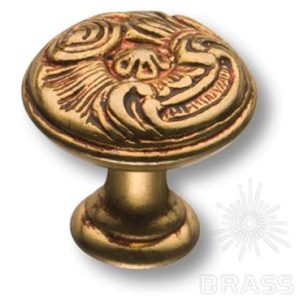 15.366.25.13 Ручка кнопка классика, французское золото 15.366.25.13 Ручка кнопка классика, французское золото