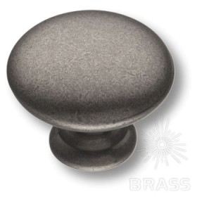 15.324.30.38 Ручка кнопка современная классика, состаренный никель 15.324.30.38 Ручка кнопка современная классика, состаренный никель