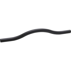 Ручка-скоба 192-160мм отделка черный матовый Ручка-скоба 192-160мм отделка черный матовый