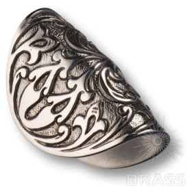 25134-0055-32 Ручка скоба латунь эксклюзивная коллекция цвет - глянцевый хром 32 мм 25134-0055-32 Ручка скоба латунь эксклюзивная коллекция цвет - глянцевый хром 32 мм