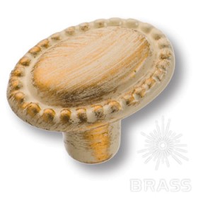 15.338.00.20 Ручка кнопка классика, слоновая кость с позолотой 15.338.00.20 Ручка кнопка классика, слоновая кость с позолотой