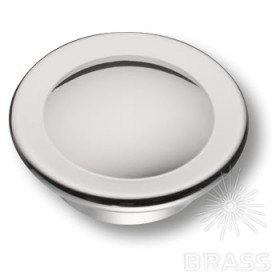 15.357.70.07 Ручка кнопка современная классика, глянцевый хром 32 мм 15.357.70.07 Ручка кнопка современная классика, глянцевый хром 32 мм