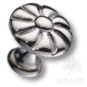 15.369.25.07 Ручка кнопка классика, глянцевый хром 15.369.25.07 Ручка кнопка классика, глянцевый хром