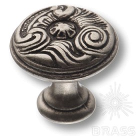 15.366.25.16 Ручка кнопка классика, античное серебро 15.366.25.16 Ручка кнопка классика, античное серебро