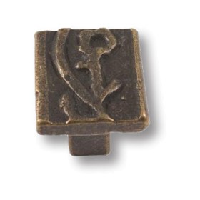 5757B Ручка кнопка современная классика, старая бронза 5757B Ручка кнопка современная классика, старая бронза