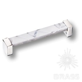 672BLX Ручка скоба пластик белый 128 мм 672BLX Ручка скоба пластик белый 128 мм