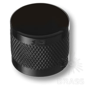 1480 0024 Shiny Black Ручка кнопка модерн, глянцевый чёрный 1480 0024 Shiny Black Ручка кнопка модерн, глянцевый чёрный